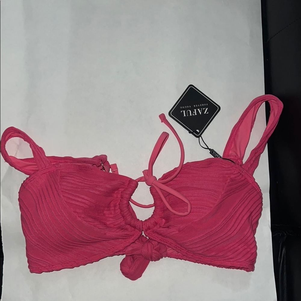 ,Pink Bikini Top -  ZAFUL.  Size L.  New with tag.